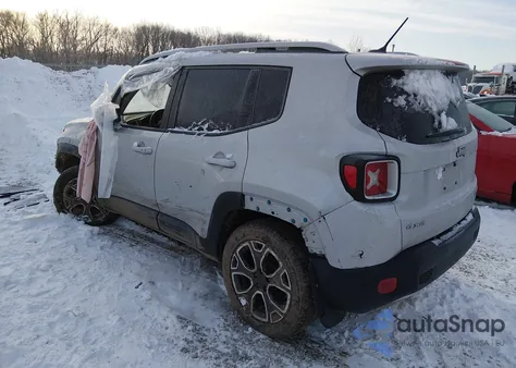 2016 Jeep Renegade Limited z USA, uszkodzony, nr VIN ZACCJBDT2GPD51331
